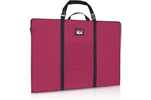 WISEPRO A1 Art Portfolio Case, Art Work Painting Folder Bag with Multi Handles, Waterproof Artist Portfolio Bag for Artwork, Sketch Drawing Painting, Poster, Photography(24" x 36")