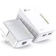 TP-Link AV600 Powerline Adapter Wi-Fi Kit, Wi-Fi Booster/Hotspot/ Extender, Wi-Fi Speed up to 300Mbps, 2+1 Ethernet Ports, No