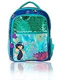💖 MUCHO ALMACENAMIENTO: Esta mochila infantil de Disney tiene mucho espacio de almacenamiento para todos los libros escolares, juegos y bocadillos de tu chica. Tiene un compartimento principal con cremallera, un gran bolsillo frontal con todas las princesas Disney sobre un fondo brillante, un asa y correas de hombro ajustables y acolchadas para proporcionar a su pequeño el máximo confort.