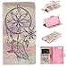 Produktbild Anlike Campanula Sony Xperia X Compact /XC Hülle, Folio PU Leder Flip Brieftasche Schutzhülle Wallet Case Tasche Cover Handytasche Schutzhülle Handy Zubehör Lederhülle Handyhülle mit Bookstyle mit Standfunktion Kredit Kartenfach