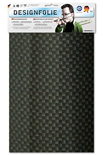 Preisvergleich Produktbild EASYPLOT 450-071-B - Designfolie, Circa A4, Carbon
