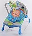 Cute Baby Recline Vibrating & Musical Rocker With Canopy and Pillow - Animal Lion