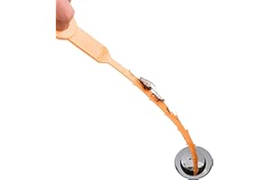 DIRFUNY Shower Drain Unblocker | Drain Opener for Hair Snake Tool | 21 Inch Tub Drain Removal Tool Sink Snake Cleaner Hair Cleaner