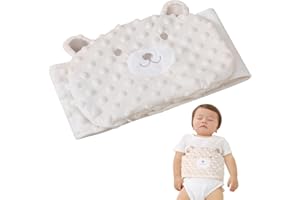 KBIBCK Cinturón anticólico para bebé, Cojín de huesos de cereza, Cinturón anticólico para dolores abdominales y flatulencias, Microondas o Horno, Hipoalergénico y Lavable, Cojín de grano 100% algodón
