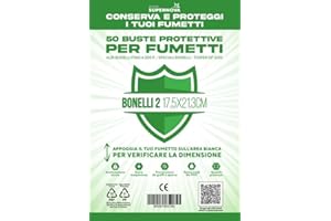 STUDIO SUPERNOVA - BUSTE PROTETTIVE studio supernova - 50 buste protettive bonelli 2 (17,5 x 21,3)