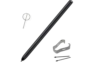 PCTC Galaxy Z Fold 4 S Pen Edition, Stilo Slim 1,5 mm, 4.096 Livelli di Pressione per Samsung Galaxy Z Fold 4 5G - Nero con Punte/Pennini e Pin di Espulsione (EF-)