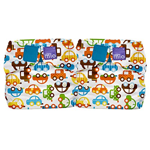 Bambino Mio miosolo all in one nappy, Traffic Jam (pack of 2)