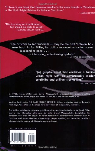 Couverture du livre de Batman: Year One