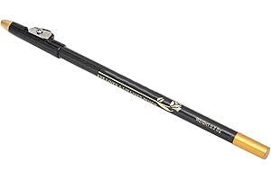 BRRNOO Crayon à Barbe, Remplisseur de Crayon à Barbe Professionnel, Outil de Façonnage de Barbe et de Barbe pour Hommes, Outil de Traçage de Kit de Toilettage pour le Style(le noir)