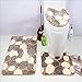 Produktbild Badematten Set, goodchanceuk 3/Set Stein Muster rutschfeste Badezimmer Teppich (Badteppich, Toilettenvorleger, WC-Sitz Cover)