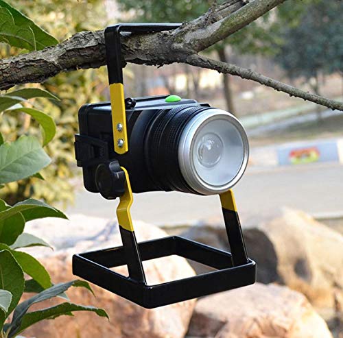 Projecteur--Projection-Rotative--Zoom-Orientable-Avec-Lampe-De-Secours-Mobile-Pour-Site-Minral-Immobilier-Camping-30W