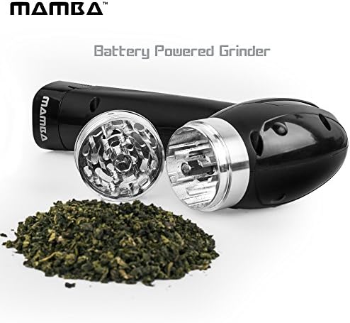 Mamba Battery Powered Electric Herb Grinder Automatic Crusher 20X Faster than Manual Grinders Grind Anytime Anywhere The Ultimate Quick-Hit-Buddy