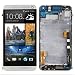Produktbild HTC One 801E M7 Display im Komplettset LCD Ersatz Für Touchscreen Glas Reparatur (Silber + Rahmen)
