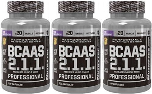 Nutrytec Sport Unisex Bcaa'S 2:1:1 Capsules, Multicolour, 500 Mg