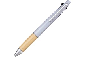 三菱鉛筆 Mitsubishi Pencil MSXE5200B5.79 Jetstream 4&1 Bamboo 0,5 Multifunktionsstift, Blaugrau