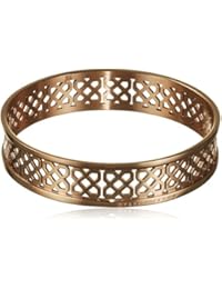 DYRBERG/núcleo Damen-brazalete rojo dorado 6,5 cm - 337040