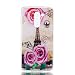 Produktbild Honor 6X Hülle, Huawei Honor 6X Hülle, Anlike Huawei Honor 6X (5,5 Zoll) Handy Hülle [Bunte Muster Design] Schutzhülle Etui Bumper für Huawei Honor 6X (5,5 Zoll) - Rosen-Turm
