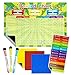 Produktbild Magnetisch Belohnungstafel Kinder,Belohnungssystem kinder Magnetischer Sternchenplan inspiriert gutes Verhalten und Verantwortung mit 3 Abwischbaren Stift und Aufhängeöse