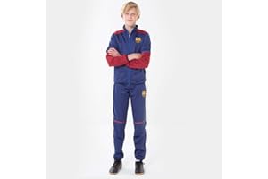 FC BARCELONE Morefootballs - Offizieller FC Barcelona Trainingsanzug für Kinder - 2020/2021 - Langarm FCB Trainingsjacke und Jogginghose - Jacke und Hose für Fussball Training