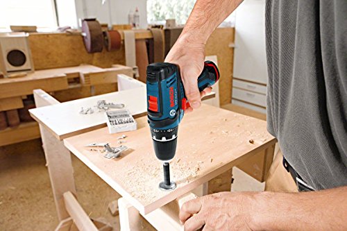 Bosch Professional GSR 12V-15 Akku-Bohrschrauber (mit 39-teilig Zubehör-Set, 1x Akku 2, 0 Ah, 1x Akku 4, 0 Ah, Ladegerät in Tasche, 12V) 0615990G6L - 5