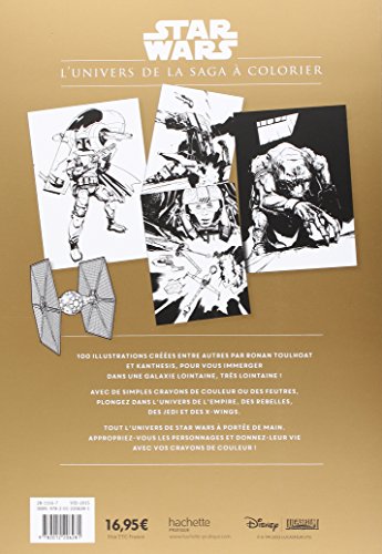 Book's Cover of Star Wars: L'univers de la saga à colorier