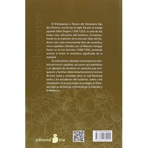 Shobogenzo: Tesoro Del Verdadero Ojo Del Dharma