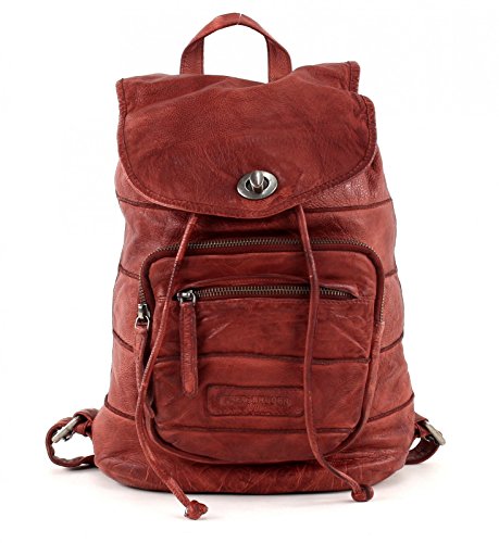 Preisvergleich Produktbild FredsBruder Damenrucksack, Leder Tomback rustic orange