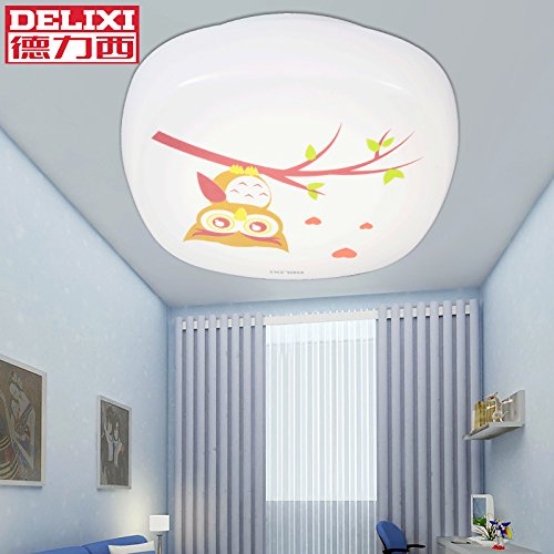 Preisvergleich Produktbild KANG@ LED-Beleuchtung Kinderzimmer Schlafzimmer Balkon Lampe ganzjährig warme Elefant cartoon Deckenleuchte Eule 16 W