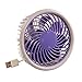 Produktbild USB Ventilator,Stylepie 4 Zoll Mini desktop Lüfter,Kraftvoller und geräuscharmer, mit An/Aus-Schalter-Violett