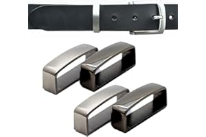 GXGM 4 Stück Gürtelschlaufe, gürtelschnalle herren, gürtelschnallen für herren, gürtelschlaufen, gürtelschlaufe leder, 4 cm
