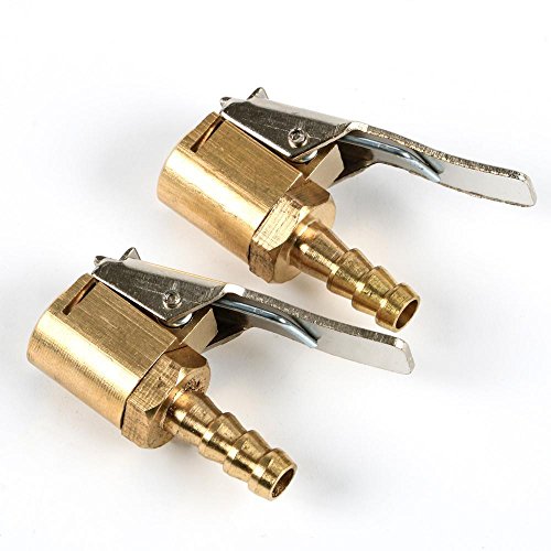 Yahee Momentstecker 6mm Messing 2 Stück Hebelstecker Ventilstecker Druckluft - 9