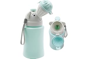 HPERU Travel Potty Portable Travel Toilet for Toddler Travel Baby Nitty Pee Bottle Portable Kids Potty for Boys Car Camping Travel Blue Travel Potty Bags111