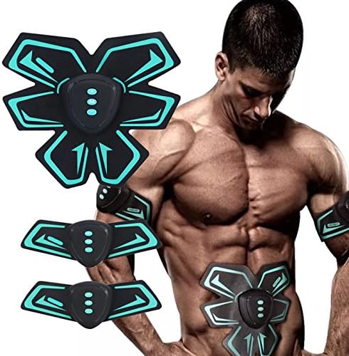 Silaitehealth Abdominal Trainer Muscle Toner Toning Belts Ab Trainer Waist Trainer Waist Trimmer Belt EMS Training Equipment,Smart Home Fitness Apparatus Unisex Support For Men & Women