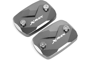 BXMOTO Motocicleta Tapa del Depósito del Líquido de Frenos Delantero para Yamaha XMAX X-MAX 300 2017 2018 2019