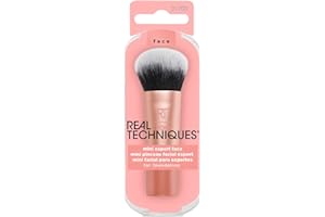 ‎REAL TECHNIQUES Real Techniques Mini Travel Size Expert Face Makeup Brush for Foundation (Packaging and Handle Colour May Vary)