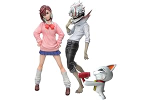 Jiumaocleu Anime Ayase Momo Figure Turbo Granny Figurine Standing Pose Okarun/Takakura Ken Figures Anime Merch Desktop Decoration Gifts for Fans 3pcs