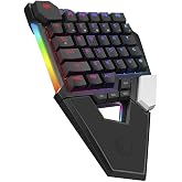 Rampage KB-277 OMNI Siyah &Ouml;rg&uuml;l&uuml; Type C RGB 6 Farklı Aydınlatma Modu Q Mini Gaming Oyuncu Klavyesi