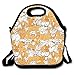 Produktbild Dozili Lunchtasche mit lustigem Katzen-Muster, große und dicke Neopren, isolierte Lunch-Tasche, warme Tasche mit Schultergurt, für Damen, Teenager, Mädchen, Kinder, Erwachsene