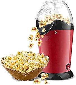 Popcorn Maker 1200W | Gourmet Popcorn Machine | Zorzel Best Air Popcorn Popper - Fat Free and Healthy