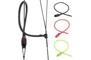 HNZMDY 2X Tiro con Arco Peep Sight Miras de Arco con Tubo de Goma Vista para Arco Compuesto