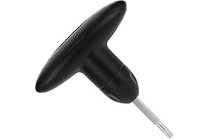 SERLIUM Driver Schlüssel Golf,Golfschuh Spikes Wrench,Rostfrei Golfschuh Spike 4,3 x 3,5 Zoll,Leicht Ersatz-Golfschlüssel mit Kunststoffgriff Golf für Golfschläger-Antriebswellenadapter