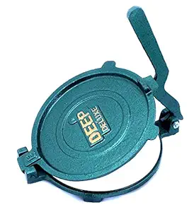 Esspy Who Understand Excellence DEEP Deluxe Heavy Quality Iron(CI Casting) Bid Puri Maker Puri Press Kitchen Press Chapati Machine Roti Maker (Big)(Weight-3.7 Kilogram)