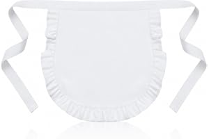 Elegaperma 28 x 28 cm hemmaförkläde för flickor, midjeförkläde för kvinnor