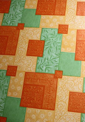 Moroccan Colors Patchwork 1, Wipe Clean Tablecloth, Oilcloth,Vinyl,PVC,140x200cm!