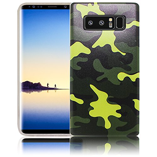 Samsung Galaxy Note 8 Camouflage Silicone Protective Case Soft Case Cover Case Bumper Case Flip smartphone phone backcover Protective sleeve Cell Phone Sleeve thematys®