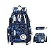 Price comparison product image 3-Piece Bag Men's School Backpack Men's Bag