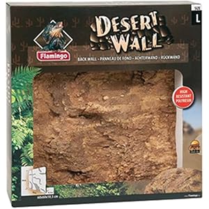 Flamingo Terrarium Rückwand Desert Wall L ca. 60 x 60 cm 3D