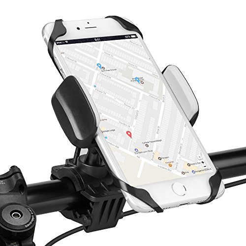 Preisvergleich Produktbild Fahrrad Handyhalterung, Universal Fahrradhalterung Handyhalterung, Verstellbare Handyhalter Fahrrad mit 360-Grad-Drehung für iPhone, Android und GPS-Gerät