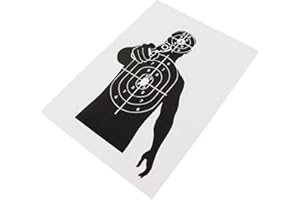 RITOEASYSPORTS Papierowe Tarcze Strzeleckie, 10 szt. Praktyka Strzelecka Strzelanie Papierowe łucznictwo Cele Papierowe łuk Strzałka Polowanie Strzelanie Akcesoria 45x32cm (Osoby samotne)