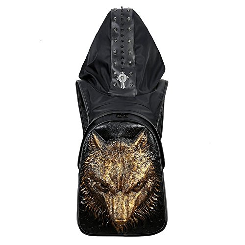 Preisvergleich Produktbild Rucksack Hut-Paket 3D-Paket Computer Tasche Wasserdicht , Golden